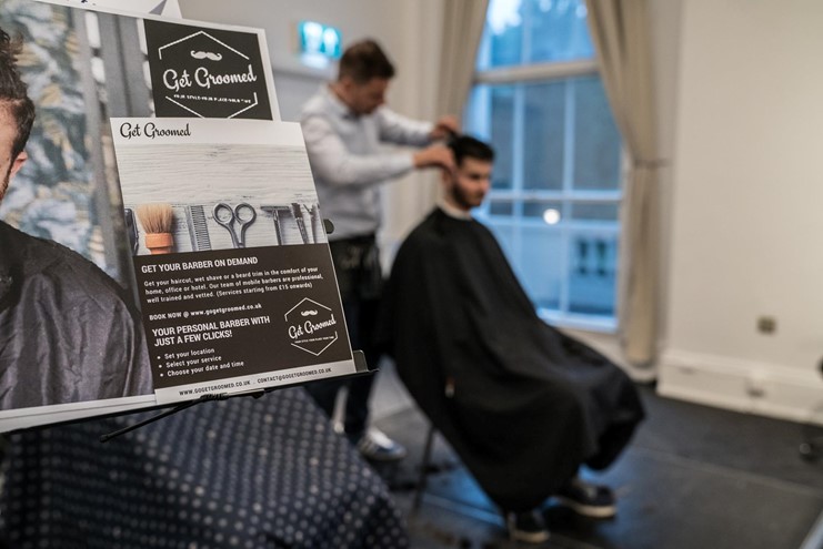 Get Groomed haircuts barber event