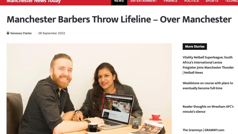 Get Groomed was featured in About Manchester and UK Daily News - Manchester Today