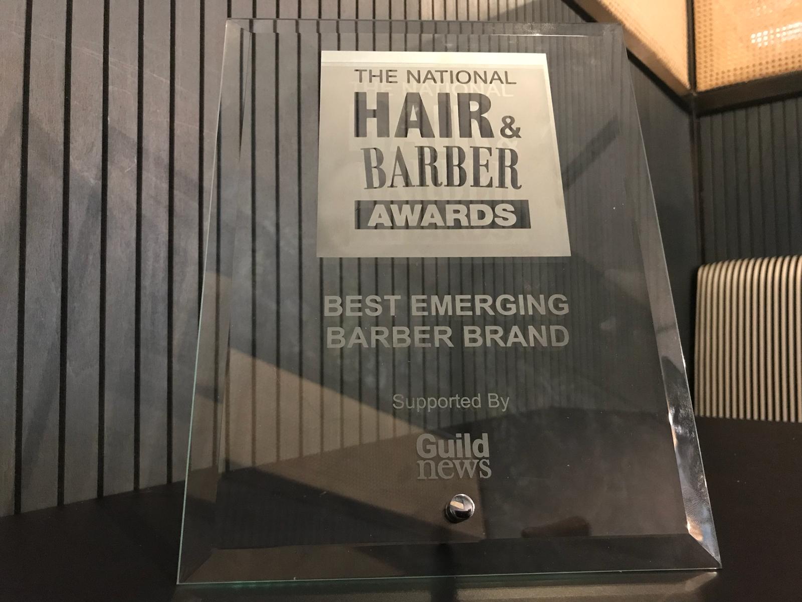Get Groomed has been awarded Best Emerging Barber Brand !!