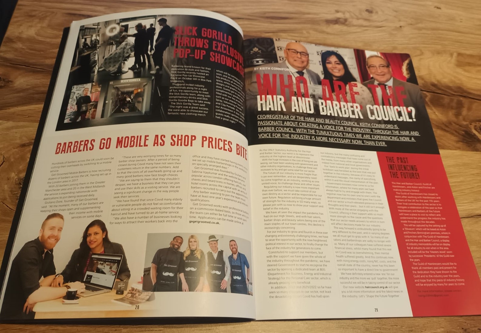 Get Groomed was featured in the BarberEVO Magazine